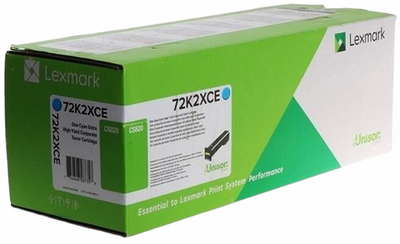 Тонер-картридж Lexmark CX820 Cyan (734646587358)