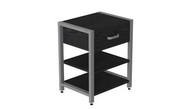Тумба універсальна Ferrum-decor Вів'єн 1/2 50x41x40 сірий ДСП Сосна Кембра 16мм (XK00090)