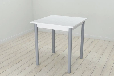 Стол кухонный Ferrum-decor Агата 75x70x70 Серый ДСП Белое 16мм (AGA0057)