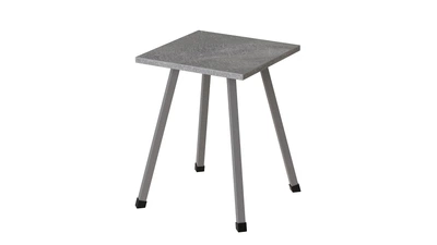 Табурет Ferrum-decor 430x320x320 Серый металл ДСП Бетон 16 мм (TAB021)