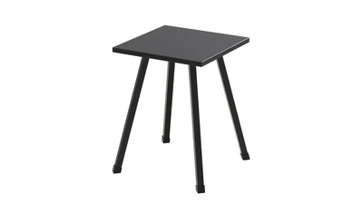 Табурет Ferrum-decor 430x320x320 Чорний метал ДСП Сосна Кембра 16 мм (TAB003)