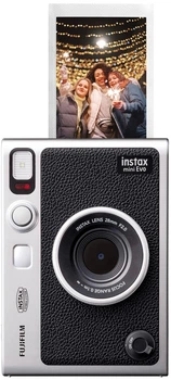 Фотокамера Fujifilm INSTAX MINI EVO Hybrid Black Чорна Фотоапарат миттєвого друку / принтер