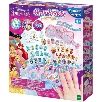Zestaw do manicure Aquabeads Nail Studio Disney Princess (5054131350065)