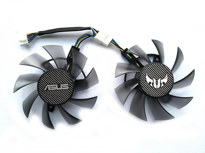Вентилятор FirstD для видеокарты ASUS FD8015U12D (FD8015U12S T128015BU PLA08015S12HH) комплект 2 шт (№283.9)