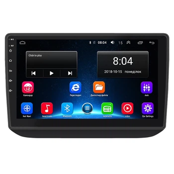 Штатная магнитола 10" Lesko для Skoda Fabia II 2007-2010 2/32Gb/ Wi-Fi Optima Шкода Фабиа
