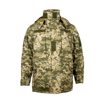 Куртка тактична зимова (Бушлат) Ріп-Стоп ММ-14 (Український піксель) 46