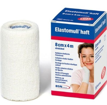 Бинт эластичный Bsn Medical Elastomull Haft на запястье 8 см x 4 м (4042809021882)