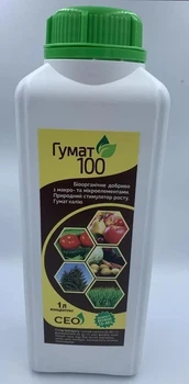 Стимулятор роста и Удобрение Гумат Калия + Микроэлементы, 1 л