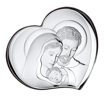 Срібна ікона Свята Родина (25,5 x 22,5 см) Valentі 81252 5L