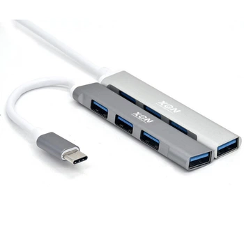 Док-станция XON SmartHub Type-C на USB3.0 + 3хUSB2.0 Серый (UHCXM041332G 4965)