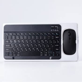Комплект Bluetooth клавиатура и мышь Smart X черная беспроводная Type-C Bluetooth-клавиатура портативная тонкая (UR515)