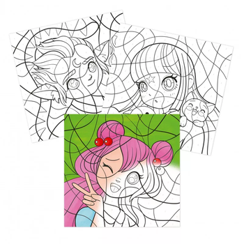 Kolorowanka Avenue Mandarine Graffy Pop Number Manga (3609510521080)