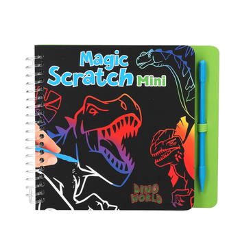 Скретчбук Depesche Dino World Mini Magic (4010070664893)