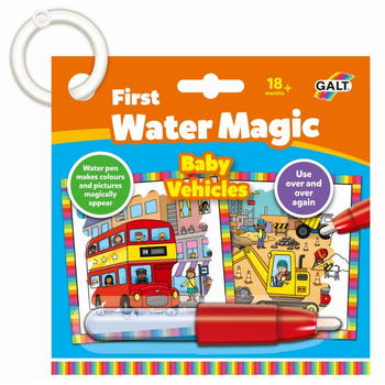 Kolorowanka wodna Galt First Water Magic Baby Vehicles (5011979623577)