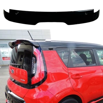 Спойлер козырек задней двери Kia Soul 2013-2019 ABS пластик, цвет черный глянец для Kia Soul 2014-2019 (8426)