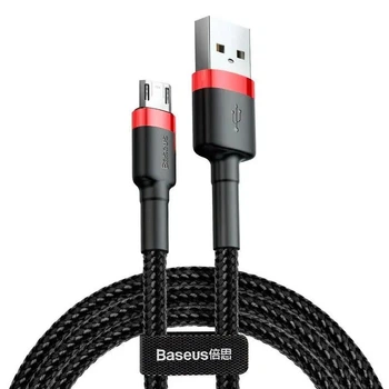 Кабель Baseus CAMKLF-C91 Cafule Micro USB 1.5A 200см red/black