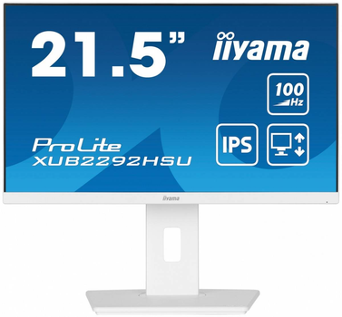 Монітор 21.5- дюймовий Iiyama ProLite Білий (XUB2292HSU-W6)