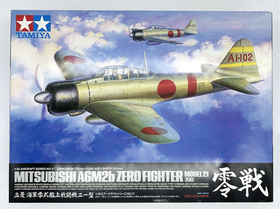 Model do składania Tamiya Mitsubishi A6M2b Zero Fighter 1:32 (4950344603176)