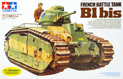 Збірна модель Tamiya French Battle Tank B1 BIS 1:35 (4950344352821)