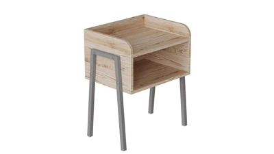 Тумба модульна Ferrum-decor Джузі 540x450x320 метал Сірий ДСП Дуб Сан-Маріно 16 мм (DJU0016)