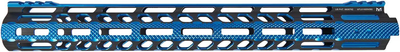 Цевье Leapers UTG PRO Ultra Slim15" для AR15. M-LOK Черный/Синий