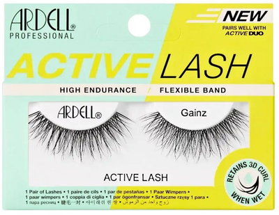 Sztuczne rzęsy Ardell Professional Active Lash Gainz czarne 1 para (74764646811)