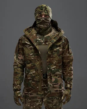 Куртка ветровка тактическая Shadow Rip-Stop с капюшоном MultiCam S