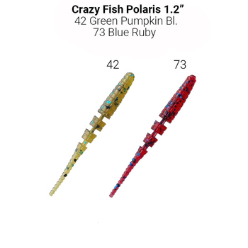 Силиконовая приманка Crazy Fish Polaris 1.2" 61-30-42/73-6 кальмар,61-30-42/73-6
