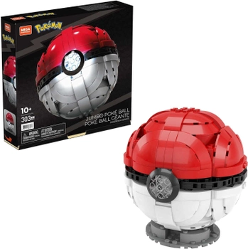 Конструктор Mega Construx Pokemon Jumbo Poke Ball Construction 303 деталей (0887961987393)