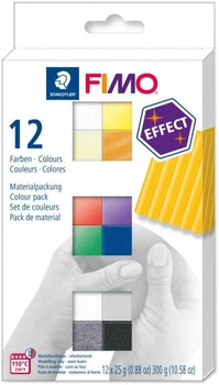 Набір полімерної глини Fimo Effect 12 кольорів (4007817053461)