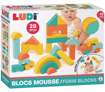 Конструктор Ludi Foam Blocks 28 деталей (3550833300916)