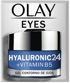 Гель для шкіри навколо очей Olay Hyaluronic24 Vitamina B5 Gel Contorno Ojos 15 мл (8006540671146)