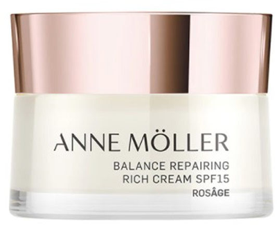 Крем для обличчя Anne Moller Rosâge Balance Rich Repairing Cream SPF15 денний 50 мл (8058045430001)