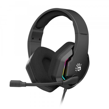 Гарнитура игровая Bloody G260p (Black), подсветка 7 цветов, 3.5 jack