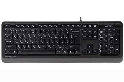 Клавиатура A4Tech FK10 (Grey) Fstyler, Sleek MMedia Comfort, USB, серая