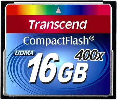 Карта памяти Transcend Compact Flash 16GB 400X (TS16GCF400)