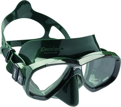 Маска Cressi PERLA GREEN для плавания подводной охоты дайвинга снорклинга фридайвинга