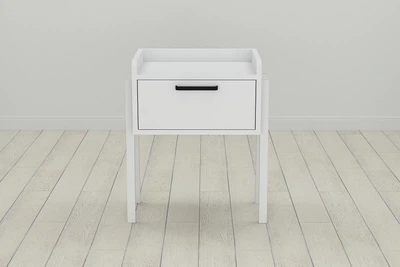 Тумба модульна Ferrum-decor Бетті 540x450x320 метал Білий ДСП Біле 16 мм (BET0008)