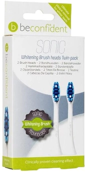 Насадки для електричної зубної щітки Beconfident Sonic Whitening Brush Heads White 2 шт (7350064168349)