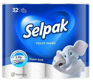 Туалетний папір Selpak тришаровий 32 шт (8690530284463)