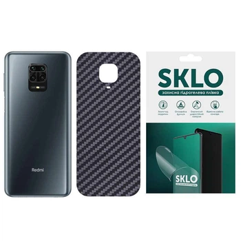 Защитная пленка SKLO Back Carbon на тыльную сторону для Xiaomi Redmi Note 8 Pro (Черный) (147442)