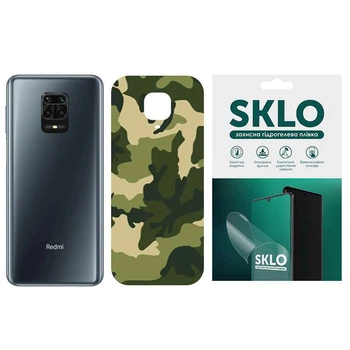 Защитная плёнка SKLO Back Camo на тыльную сторону для Xiaomi Redmi Go (Зеленый / Army Green) (146507)