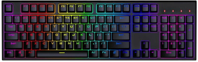 Игровая клавиатура 1stPlayer MK8 Titan Gateron Yellow Switch USB (Black) Epik (184433)