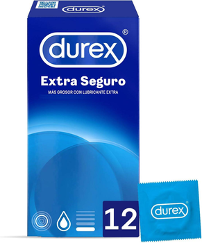 Prezerwatywy Durex Extra Safe bezsmakowe 12 szt (5038483392294)