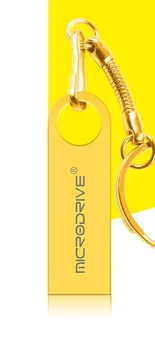 Флешка usb Microdrive 32 gb металевий корпус ЗОЛОТА