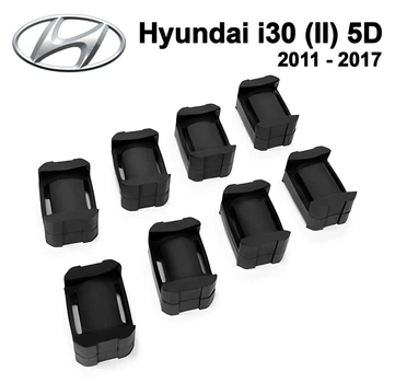 Ремкомплект ограничителя дверей Hyundai i30 (II) 5D 2011 до 2017 фиксаторы вкладыши втулки