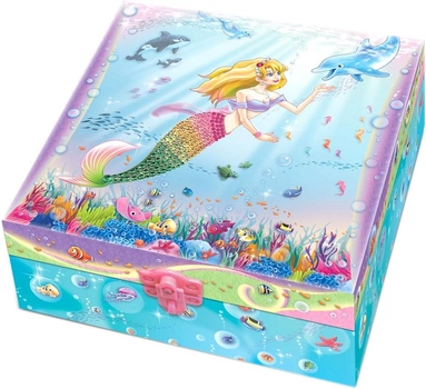 Набір для творчості Pecoware With Diary and accessories in box with shelves Mermaid (5907543774076)