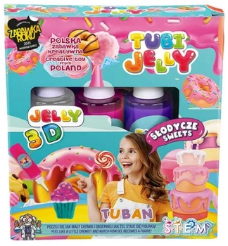 Zestaw kreatywny Tuban Tubi Jelly Sweets 3 kolory (5901087033170)