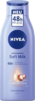 Balsam do ciała Nivea Soft Milk do suchej skóry z serum do głębokiej pielęgnacji i masłem shea 400 ml (4005900669865)