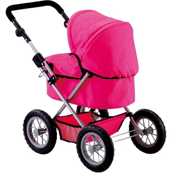 Wózek dla lalki Bayer Design Trendy Różowy 46 cm (4003336130294)